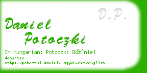 daniel potoczki business card